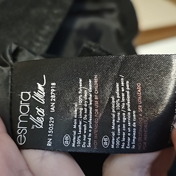 Worn Biker/Moto Jacket - Picture 3 of 4